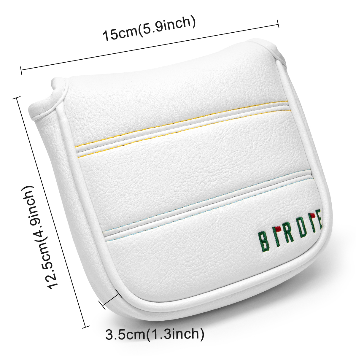 ホット販売ゴルフヘッドカバーパター磁気カスタムロゴPuレザー