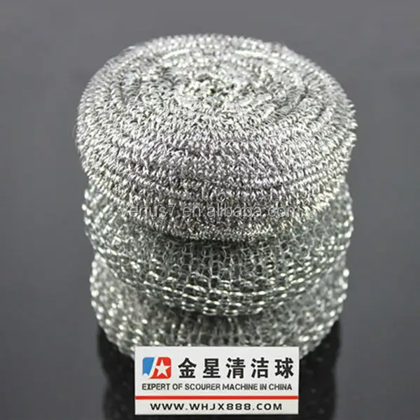 pot cleaning SS 410 stainless steel wire scrubber cleaning ball