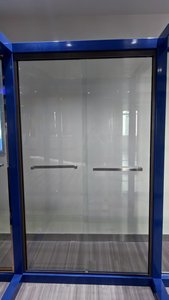 JUSTOR Juego Completo Estilo Moderno Rueda Oculta Doble Puerta Corredera Cuarto <span class=keywords><strong>de</strong></span> <span class=keywords><strong>Ducha</strong></span> Vidrio Sin Marco Cuarto <span class=keywords><strong>de</strong></span> <span class=keywords><strong>Ducha</strong></span> en Foshan - Product Image 2