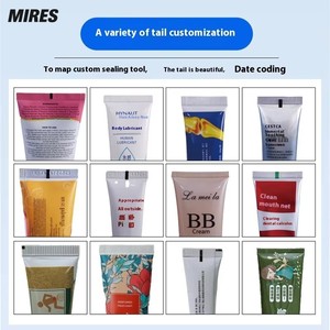 Chính xác 0.5ml tự động mỹ phẩm điền niêm phong máy cho Kem huyết thanh gel dầu gội nước tinh khiết với độ chính xác cao PLC điều khiển - Product Image 3