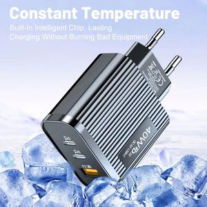 New Dual PD 2.0 & QC3.0 Fast Charger with 1 <b>USB</b> + 2 Type-<b>C</b> Ports US/EU Standards - Product Image 2
