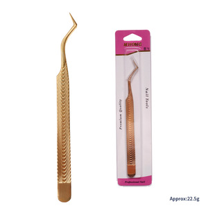 Pinzas para Pestañas con Punta de Fibra y Diseño de Pez con Logotipo Personalizado, Herramienta para Aplicar y Rizar Extensiones de Pestañas - Product Image 6