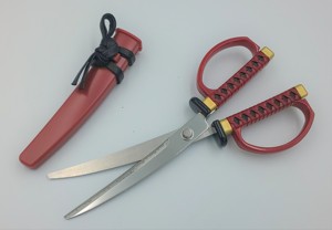 Samurai Hình Dạng Thanh Kiếm Cổ Điển Cắt Tóc Kéo Sản Xuất Tại Nhật Bản - Product Image 2