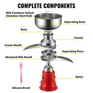 Séparateur centrifuge de crème de lait pour les fermes et les familles pour séparer et produire divers lait écrémé et crème - Product Image 4