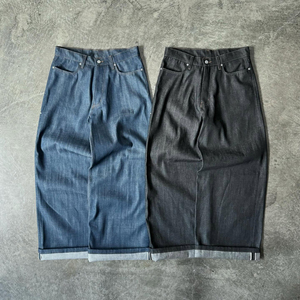 <strong>Jeans</strong> Wholesale China Customisable Selvage Denim Heavyweight Baggy Embroidery Screenprinting <strong>Jeans</strong> Customize <strong>Logo</strong> Hombre Y2K - Product Image 6