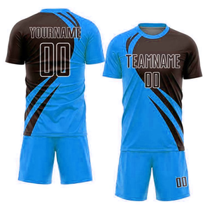 Fournisseur de tenues de football respirantes et à séchage rapide sur mesure, proposant des ensembles de maillots et de shorts pour l'entraînement, la compétition et le sport professionnel - Product Image 1