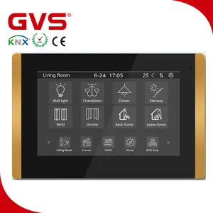 KNX Manufacturer-GVS Touch Screen 3.5/5/10。1 Villa Office Building Remote Control KNX Automation System Solution KNX Touch Panel