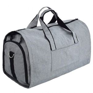 Free sample PU polyester <b>Storage</b> Large Travel Foldable Garment Bag Carry-on Suit Bag Manufacturer Duffel Bags for <b>Clothes</b> - Product Image 5