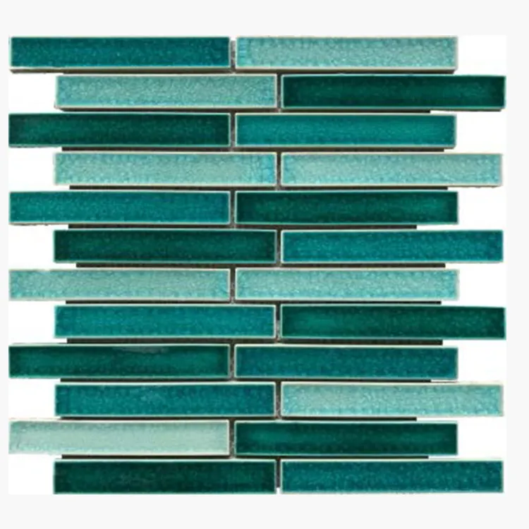 Ice Crack Geometry Vivid Mosaic Tiles 290*295mm*8mm for Bathroom Wall Kitchen Back Splash and Swimming Pool