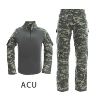 BDU tactique Camouflage uniforme vêtements Camo grenouille costume hommes US vêtements chasse Combat chemise