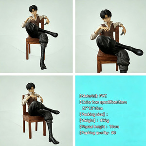 Figurine d'action en PVC de 19 cm des personnages d'anime Eren Jaeger et <span class=keywords><strong>Mikasa</strong></span> <span class=keywords><strong>Ackerman</strong></span>, collectionnable, en vente flash - Product Image 6