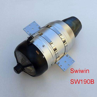 Moteur turbojet SW190B SWIWIN 19 kg avec ECU pour avion RC, drone, bateau et accessoires