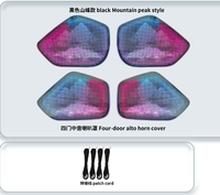 Kit d'éclairage d'ambiance intérieur LED RGB 12V réglable avec contrôle par application, choix multiples de styles pour la modification de voiture Hongqi H5 23-25