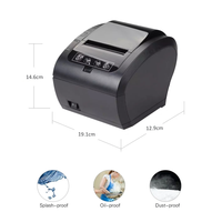 260mm/s Yüksek Hızlı POS Termal Bilet Yazıcısı USB LAN RS232 BT WIFI Opsiyonel 80mm Termal Fiş Yazıcısı Otomatik Kesici ile