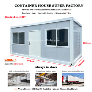 Casa contenedor de acero expandible portátil, casas pequeñas modulares prefabricadas listas para enviar para una configuración rápida de carcasa temporal - Product Image 2