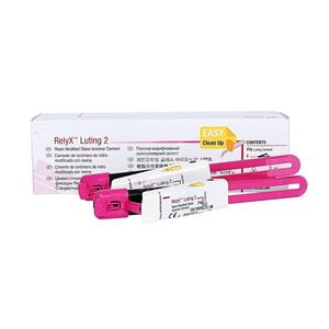 <span class=keywords><strong>Ciment</strong></span> <span class=keywords><strong>dentaire</strong></span> 3M RelyX Luting 2 en ionomère de verre modifié à la résine, <span class=keywords><strong>ciment</strong></span> de scellement manuel pour la restauration de couronnes, bridges, facettes et incrustations - Product Image 1