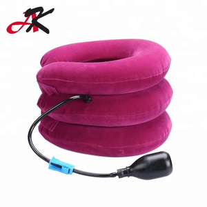 <span class=keywords><strong>Collare</strong></span> cervicale gonfiabile a <span class=keywords><strong>collo</strong></span> d'aria flanella a pressione d'aria morbida - Product Image 4