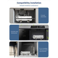Système de filtration d'eau pour toute la maison WOSFER en acier inoxydable avec membrane UF en PVDF, système de filtration par ultrafiltration, traitement de l'eau potable
