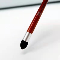 Stylo pinceau à dessin avec manche en bois, tête éponge, outil d'effacement noir pour l'art, le croquis, le dessin, les portraits et les artistes