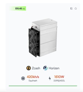 ROI Cepat Antminer Z15 Original 420ksol Z15 Pro 840ksol 1510W ZEC Zcash btc Asic Miner Crypto Miner mesin penambang bitcoin - Product Image 3