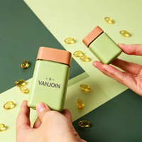 Flacon carré en verre dépoli vert avec bouchon CR, finition dégradée mate, pour compléments alimentaires, pilulier, 60ml 90ml 120ml, emballage santé