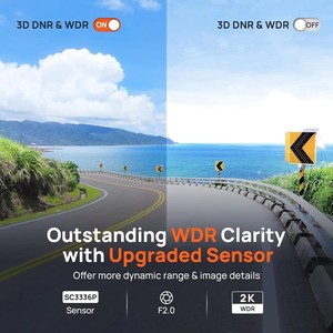 กล้องติดรถยนต์ <span class=keywords><strong>70mai</strong></span> รุ่น M310 Plus ความละเอียด 2K โหมดจอดรถ 24 ชม. ระบบมองเห็นในเวลากลางคืนขั้นสูง รองรับการบันทึกเหตุฉุกเฉินแบบบัฟเฟอร์ และบันทึกแบบไทม์แลปส์ - Product Image 5