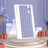 Kompakt sessiz kablosuz Azerty klavye ve fare standart Ultra ince Mini kablosuz klavye ve fare tablet Smartphone için Set
