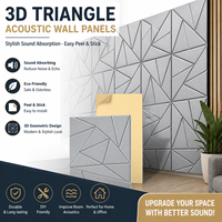 Panneau Acoustique Carré 100% Fibre de Polyester Épaisseur 0,4 Pouces Ignifuge B1 Design Contemporain NRC 0,8 1