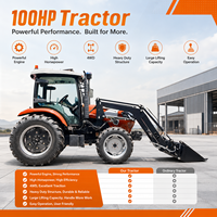 Nuevo Modelo de Tractor Agrícola LAWNIO con Embrague de Doble Acción, Elevación Estable de Implementos para Transporte Rural