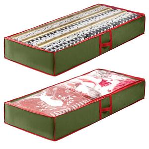 Sacs de rangement épais, pliables et respirants pour le dessous, sacs de rangement pour vêtements de <span class=keywords><strong>lit</strong></span> avec fenêtre transparente et fermetures éclair/ - Product Image 6