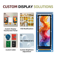 Écran LCD TFT 2,86 pouces 376*960 avec contrôleur ST7701, interface SPI+RGB couleur, connecteur 30 broches, luminosité 250, ODM
