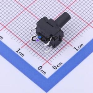 TS-1012-A145B3-D2 Tactile Switch Through hole Component (THT),8x8mm Switch Single Pole Single Throw Round Button 2.5N 8mm - Product Image 2