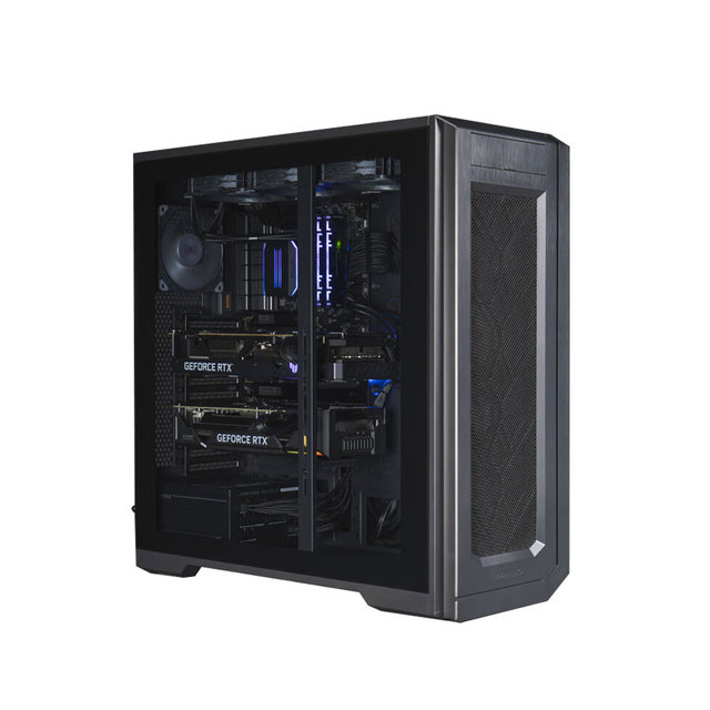 Phanteks Mini ITX ATX 2U Server Case Industrial Black Steel USB Desktop Graphics Card Holder Rack Mount Computer Case Stock