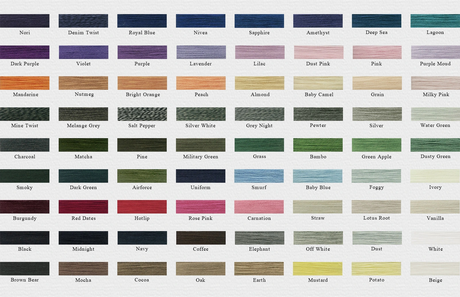 STOCK COTON COULEUR CARTE