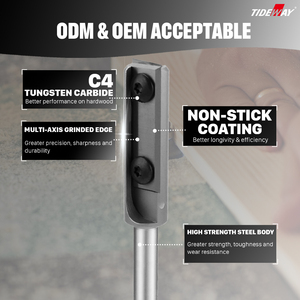 TIDEWAY CNC Router Bit Straight Bit com Facas Reversíveis Carpintaria Ferramentas Fresadora para MDF/madeira compensada - Product Image 5