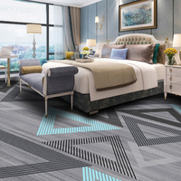 Tapis mural pour salle de banquet, design moderne, tapis de chambre d'hôtel, tapis de sol minimaliste en polyester, vente en gros d'usine, fabricant