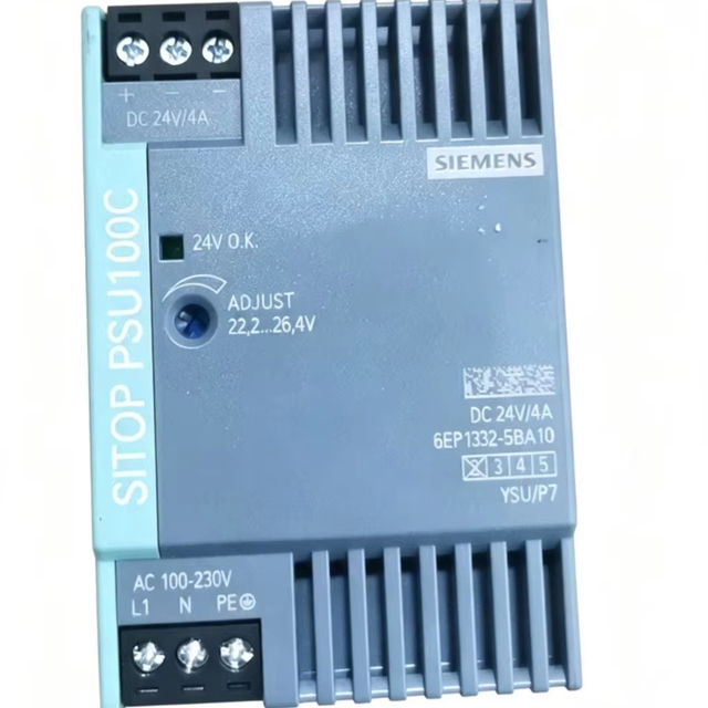 6EP1332-5BA10 DC 24V Power Supply  6EP1332-5BA10  PSU100C 24 V/4 a Stabilized Power Supply 6EP1332-5BA10