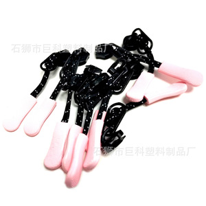 Tiradores de Cremallera de Plástico Rosa con Hilo Reflectante de TPU Sin Bloqueo para Bolsas de Ropa, Prendas, Textiles del Hogar, Industria del Calzado - Product Image 2