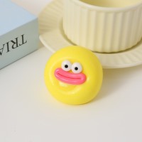 Produit phare : Jouet Squishy Jumbo Bun Fluide Effet Grands Yeux, Texture Boueuse, à Remontée Lente, Anti-stress et Décompression, Vente en Gros