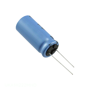 Condensador de Canal de Fabricante, Aluminio, 2200UF, 20%, 50V, Radial, de Orificio Pasante, UKA1H222MHD, 2200 uF - Product Image 1