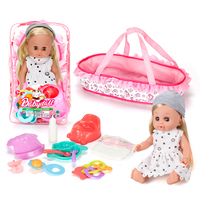14 pouces 12 sons mignon Reborn eau potable pipi fille bébé poupées ensembles à vendre semblant jouer jouets pour enfants filles bébé jouets