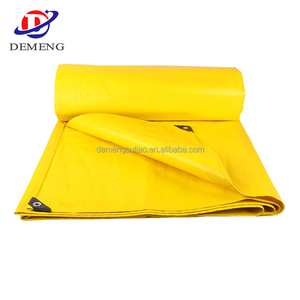 Bâche PVC enduite jaune 550G de haute qualité, personnalisée, imperméable, écologique, anti-UV, pour camions, bateaux, tentes et usage industriel – Prix abordable - Product Image 4