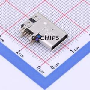 MC-710 USB Connector Through hole Component (THT) Connector Type-C USB 3.1 Female Side Insert - Product Image 1