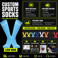 Chaussettes de football tricotées taille standard, fines, antibactériennes, respirantes, séchage rapide, écologiques, avec revers/semelle, lot en vrac