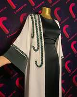 Robe élégante pour l'Aïd 2026, Abaya noire au design unique, manches brodées, cape, Abaya pure, robe musulmane pour femmes, Jalabiya