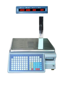 Balance d'impression d'étiquettes à code-barres ACLAS TM-Aa-4d, balance à code-barres connectée en réseau, fonction d'impression double pour étiquettes - Product Image 4