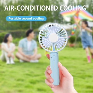 Ventilador Mini Portátil Recargable USB de 3 Velocidades con Batería, de Escritorio y de Mano, para Uso Doméstico y Exterior, Venta al por Mayor de Fábrica - Product Image 5