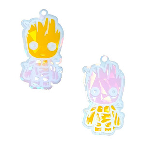 Early Riser Holographique Laser <span class=keywords><strong>Groot</strong></span> Silicone Moule DIY Adorable Pendentif/<span class=keywords><strong>Porte</strong></span>-<span class=keywords><strong>clés</strong></span> Moule 3D Forêt Sprite Conception De Qualité Alimentaire - Product Image 2