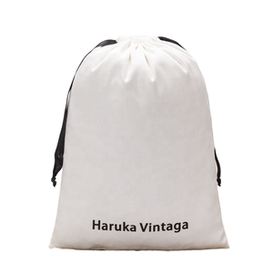 Sac en coton durable avec cordon de serrage, sac cadeau en toile de coton imprimé, pochettes à bijoux personnalisées en usine - Product Image 4