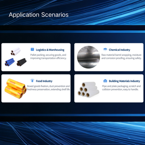 لفافة غشاء تمدد للجروح من مادة LLDPE، ناعمة وشفافة ومقاومة للغبار، قوة شد عالية >250.0 ميجا باسكال، درجة آلة، 20 ميكرون - Product Image 5